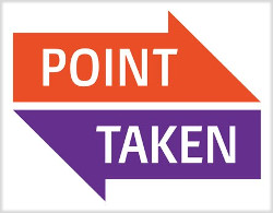Point Taken logo, copyright by owner.
