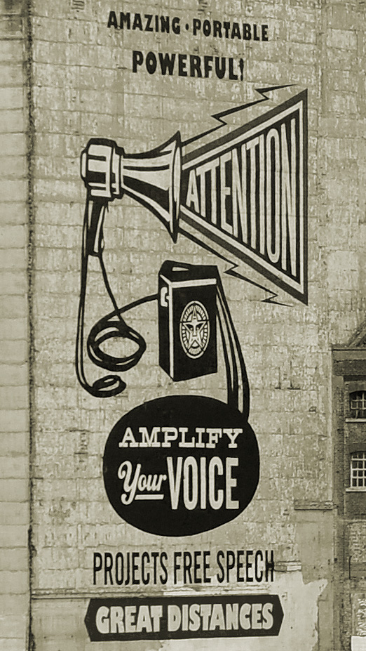 Shepard Fairey Megaphone